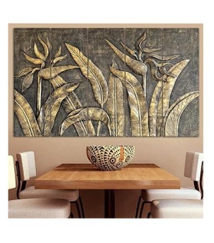 Goldan Leaves Leaf Natural Wall Painting Living Room Bedroom Office Home Decor 