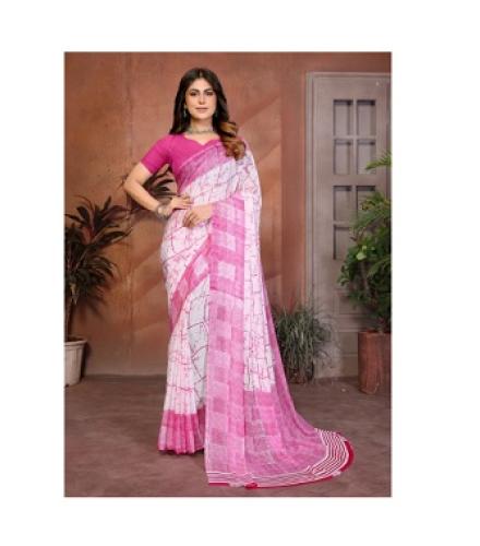 kashvi sarees Printed Daily Wear Georgette Saree (Multicolor)