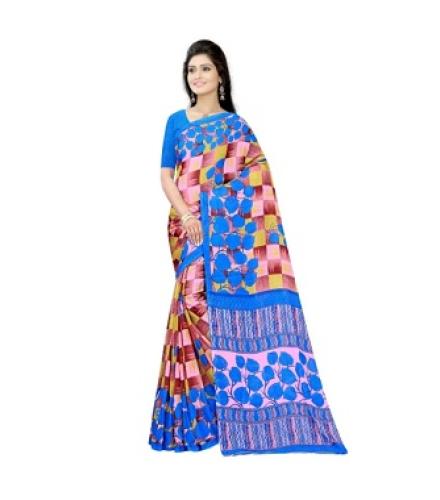 HouseOfCommon Printed Daily Wear Chiffon Saree (Multicolor)